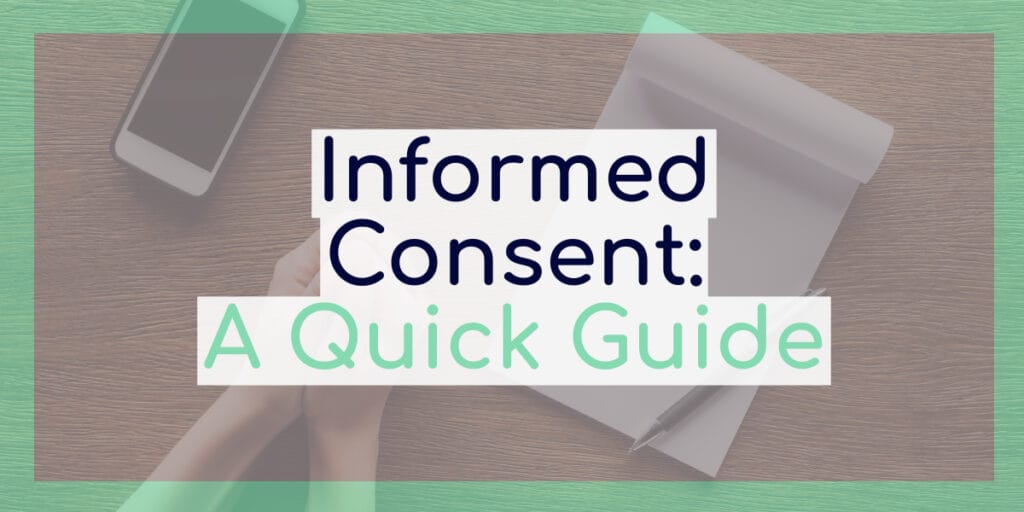 Informed Consent in der Forschung verstehen Eine Kurzanleitung und